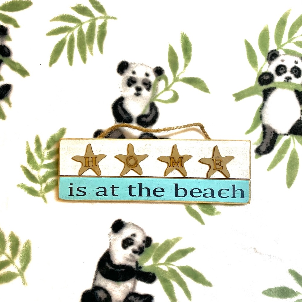 🏖 Wooden Hanging Starfish Beach Decor